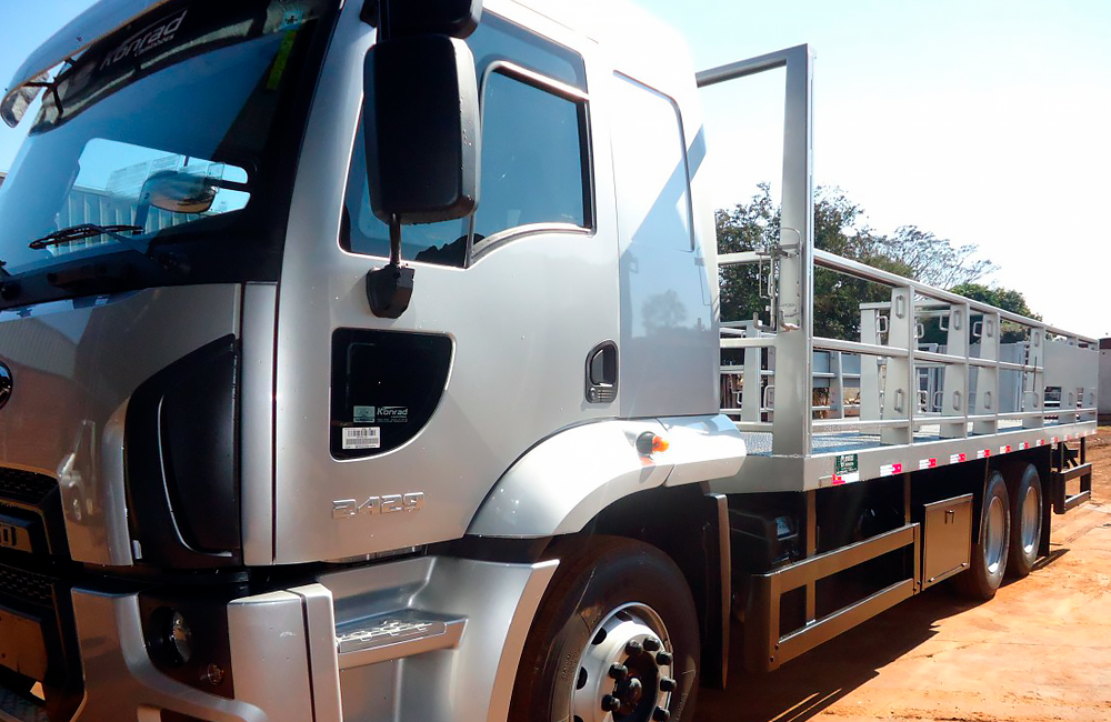 Carroceria Metálica Reforçada Transporte de Gases